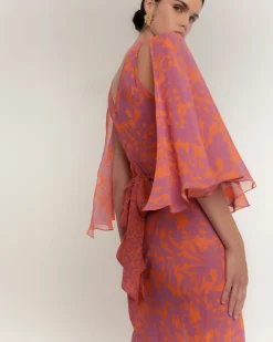 Vestido con capa Mystic Garden