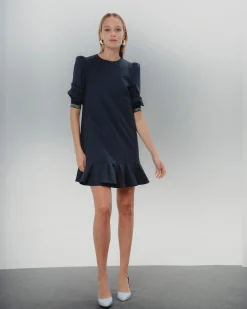 Vestido con volante Selena