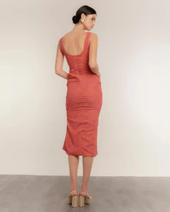 Vestido Coral Cascade