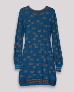 Vestido Corto Azul Dolores