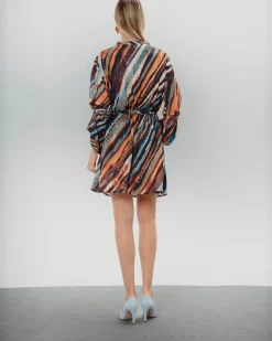 Vestido Corto Madrid Multicolor