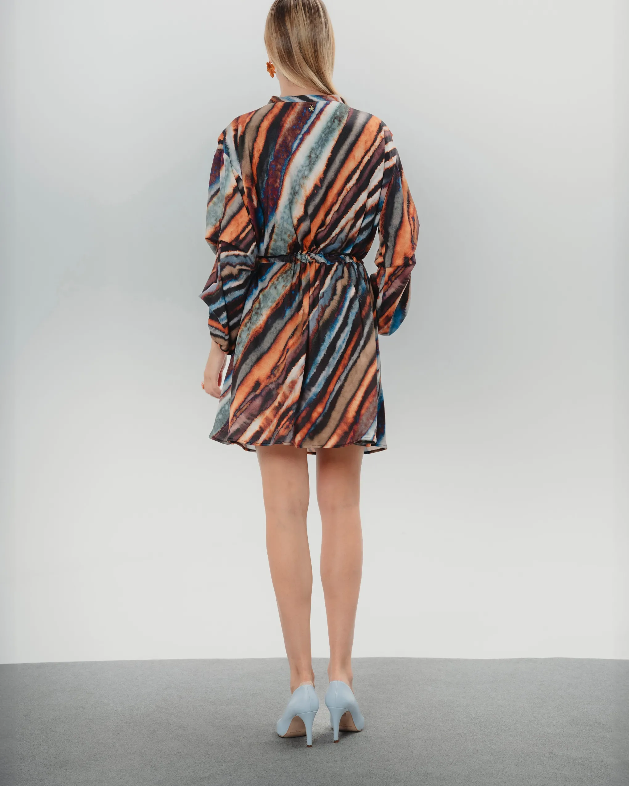 Vestido Corto Madrid Multicolor