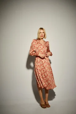 Vestido Cruzado Flores