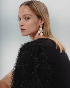 Vestido de plumas Cecilia