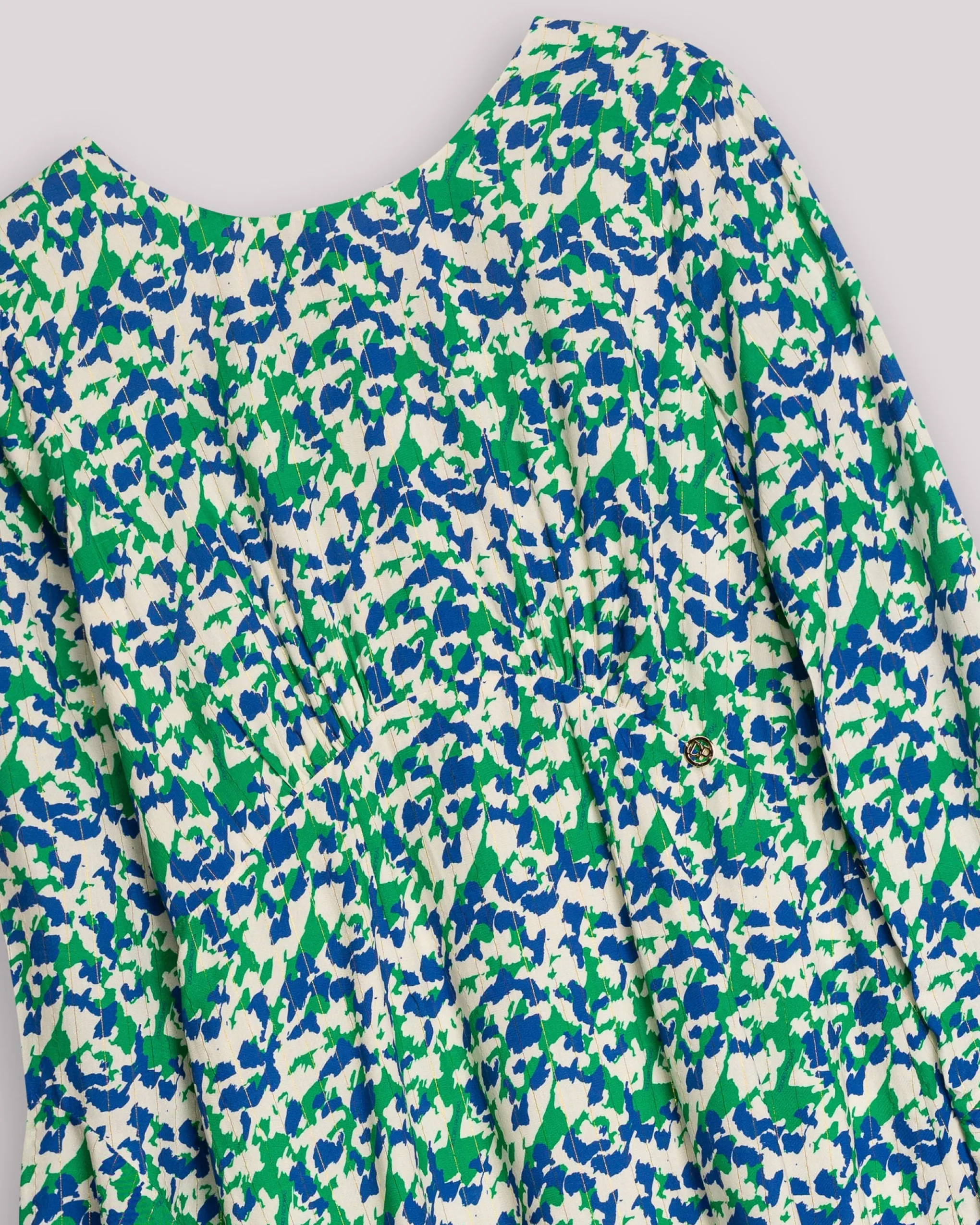 Vestido Estampado Manga Larga Marsella