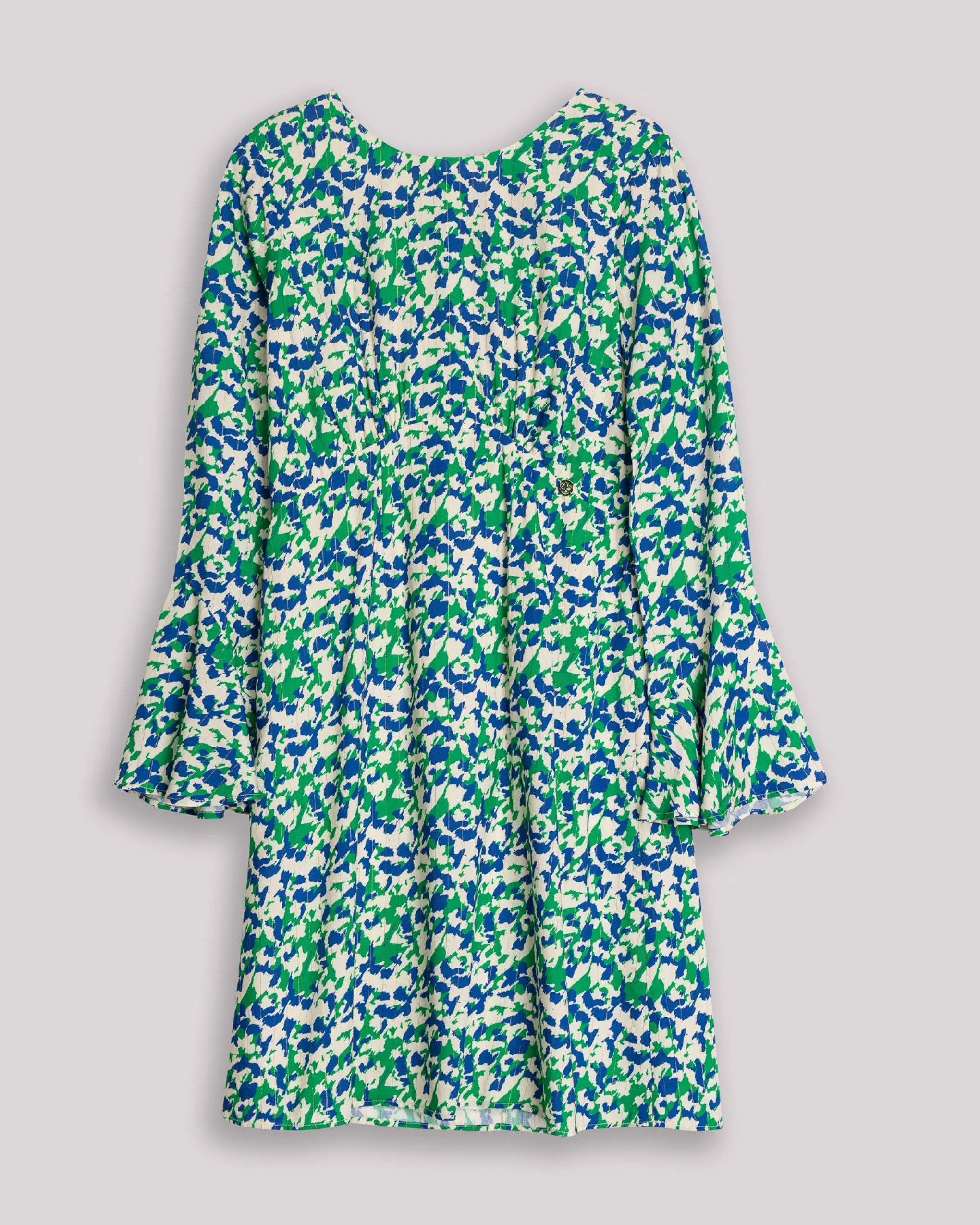 Vestido Estampado Manga Larga Marsella