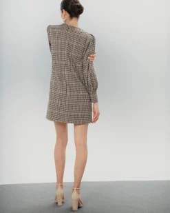 Vestido manga abullonada Margot