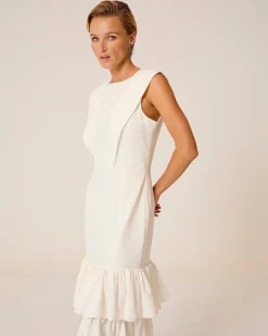 Vestido Midi Blanco Mai