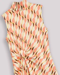Vestido Midi Drapeado Ondine