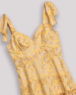 Vestido Midi Estampado Dune