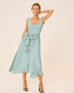 Vestido Midi Evasé Flora