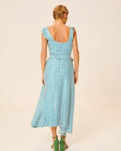 Vestido Midi Evasé Flora