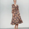 Vestido Midi Flores Sofía