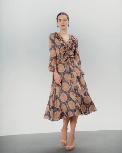 Vestido Midi Flores Sofía
