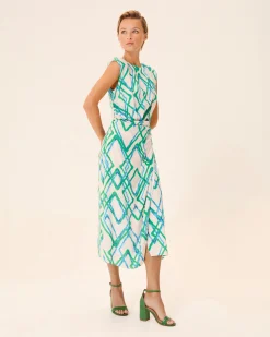 Vestido Midi Fruncido Lena