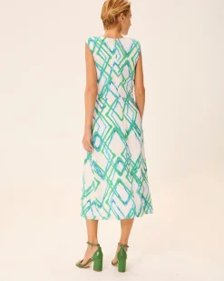 Vestido Midi Fruncido Lena