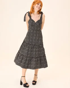 Vestido Midi Lunares Chérie