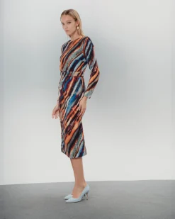 Vestido Midi Madrid Multicolor