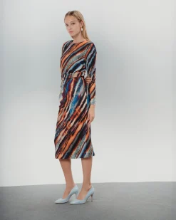 Vestido Midi Madrid Multicolor