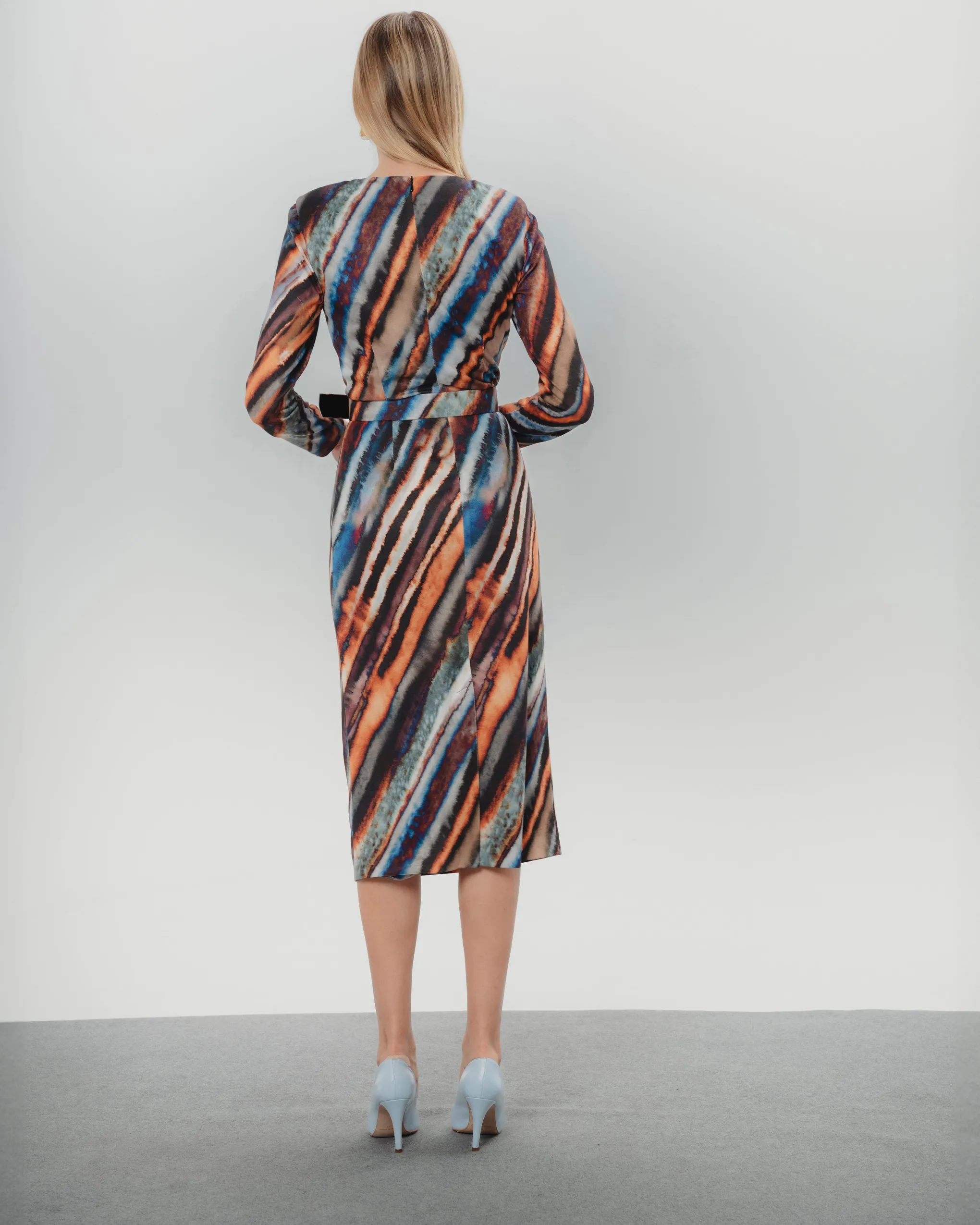 Vestido Midi Madrid Multicolor