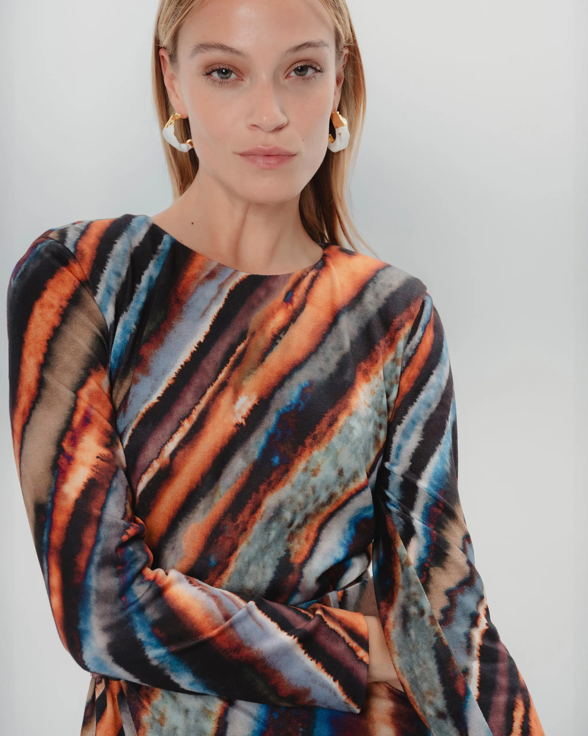 Vestido Midi Madrid Multicolor