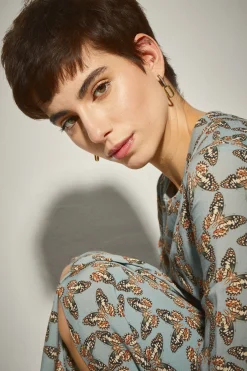 Vestido Midi Mariposas