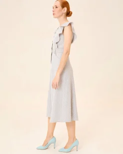 Vestido Midi Volantes Lilou