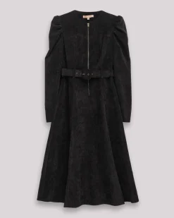 Vestido negro Filipa manga abullonada